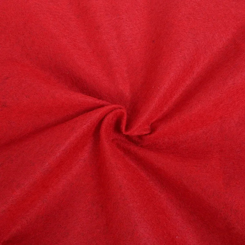 Santa Hat Chair Cover Red Non-woven Chair Back Cover Xmas Table Decoration Dining Chair Protector Christmas Party Supplies