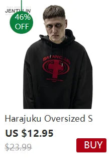 Harajuku Oversized Streetwear Pullover Men's Hoodies Eyes Graphic Print Hooded Sweatshirt Hip Hop Aesthetic Tops Goth Y2k Winter