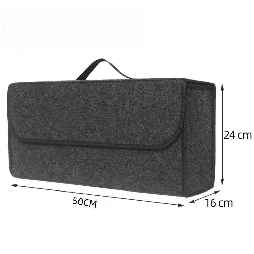 1 Fabric Pack Car Trunk Organizer Foldable ergonomic handle for SUVs/sedans/trucks durable fabric