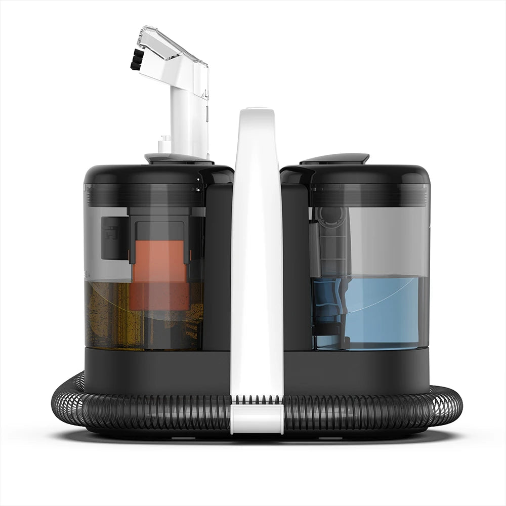 600W Portable Carpet Cleaner 15KPa Strong Suction Spot Cleaner Spray Vacuum Machine for Sofa Upholstery Car Pet Stains