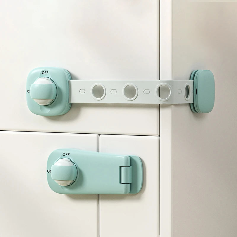 Baby Safety Lock Drawer Child Safety Cabinet Locks Adhesive Cabinet For Drawer Door Latches Baby Safe Straps Child Door Security