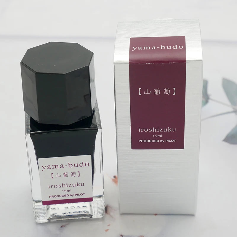 Ink for Fountain Pen 15ml Water-based Dye Color Bottle Ink Writing Materials Stationery Office Supplies PILOT