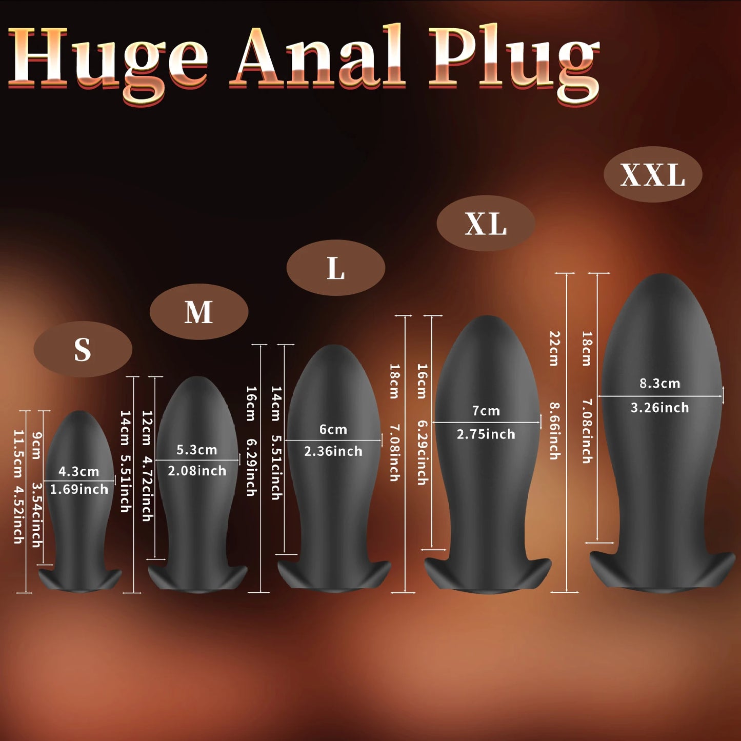 Huge Butt Plug Anal Sex Toys for Women Men Gay Prostate Massager BDSM Sexy Adult Toy Big Dildo Dick Sex Shop 18+ Adult Butt Plug