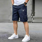 American Flag Printed Cargo Shorts Independence Day Eagle Shorts Summer Cargo Work Camping Multi-pocket Short Pants Streetwear
