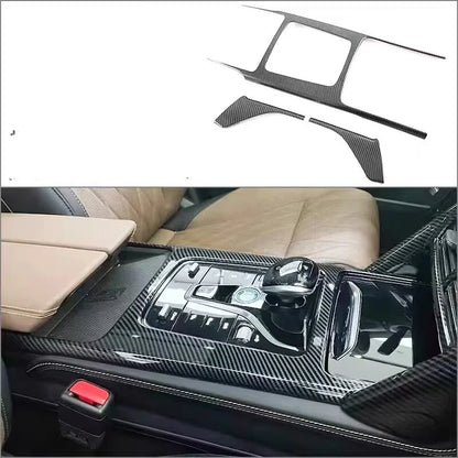 LHD For BYD Tang  EV DMI 2022-2024 ABS carbon Car Style Interior Front Rear Air Vent Outlet Cover Gear Window Control Pane