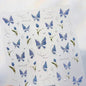 Shiny Jelly Butterfly Charming Golden Gradient Bowknot 5D Self Adhesive Nail Art Sticker Flower Petal Rhinestone Manicure Decals