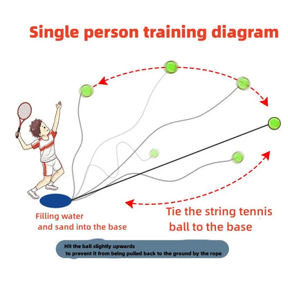 Tennis Trainer Single Player With Line Rebound Self Training Artifact Beginner's One Person Tennis Racquet Children's Suit