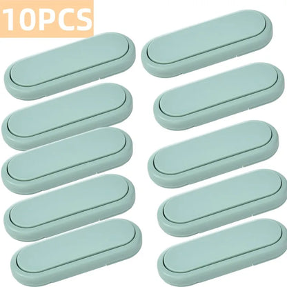 3/5/10Pcs Children's Drawer Safety Latch Cabinet Door Protection Baby Anti Pinch Hand Invisible Lock Opposite Door Wardrobe Lock