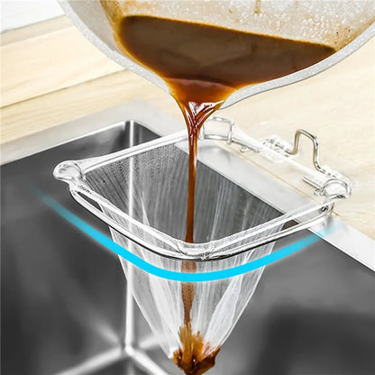 Fine Mesh Sink Filter 50Pcs/100PCS Disposable Kitchen Sewer Garbage Bag Anti Clogging Strainer Drain Hole Net For Meal Residue