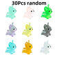 30PCS Mini Luminous Cute Puppy Accessories Toy Lovely Doggy Glow in The Night Fairy Garden Miniatures Dog Desk Decoration Gift