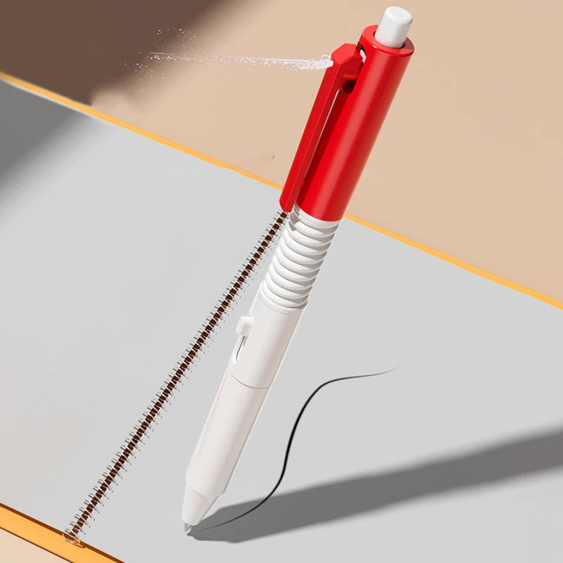 Creative Ballpoint Pen Water Gun Stress Relieving Interactive Toy Pen Children's Party Gifts Funny Prank Retractable Toy Pen