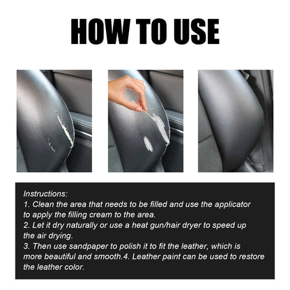 Multi-Purpose Leather and Plastic Care Polish, Suitable for Both Car Interiors and Home Use