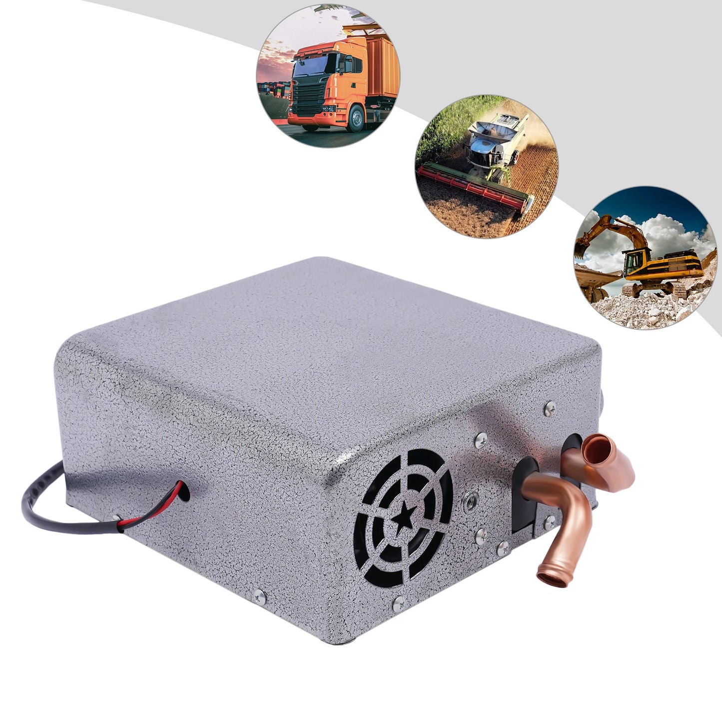 Universal Under Dash Heater Defroster+Speed Switch Car Truck 4 Ports 12V