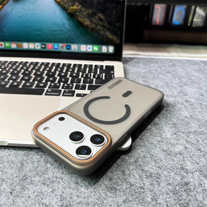 Magnetic Matte Translucent Barcode Slim Hard Case For iPhone 17 Pro Max Air 16 15 14 Plus 13 12 For Magsafe Frosted Cover Shell