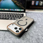 Magnetic Matte Translucent Barcode Slim Hard Case For iPhone 17 Pro Max Air 16 15 14 Plus 13 12 For Magsafe Frosted Cover Shell