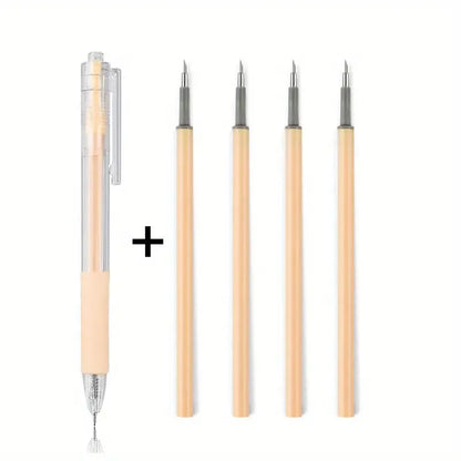 1+4PCS/5PCS Pen Knife Mini Pressing Engraving Pen Ins Mini Account Sticker Art Knife Paper Art Knife Pen Cutting Paper Knife