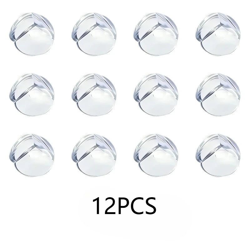 12Pcs Child Baby Safety PVC Protector Table Corner Edge Protection Cover Anticollision Edge & Guards 12Pcs Child Baby Safety PVC