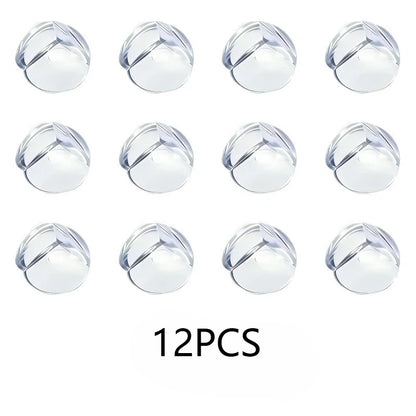 12Pcs Child Baby Safety PVC Protector Table Corner Edge Protection Cover Anticollision Edge & Guards 12Pcs Child Baby Safety PVC