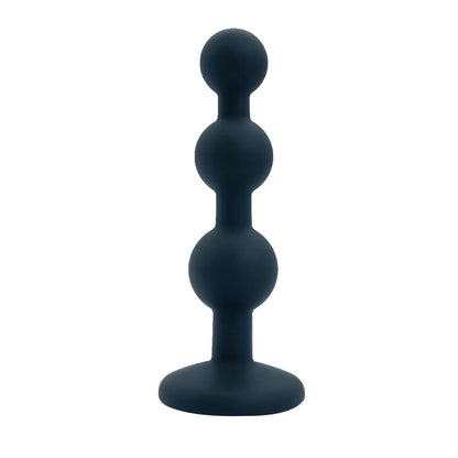 Black Silicone 3 Ball Anal Beads Sex Anal Plug Crystal Base Butt Plug Analplug But Plug Anal Trainer Toys Sex Toys For Woman