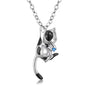 Cat Cremation Jewelry Urn Necklace for Ashes for Pet,Funeral Ashes Keepsake Urn Necklace Pendant Memorial Jewellery