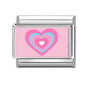 Beautiful Flower Y2K Black Star Dog Heart Pink Italian Charm Link Fit 9mm Stainless Steel Sweet Bracelet Jewelry Making DIY Gift