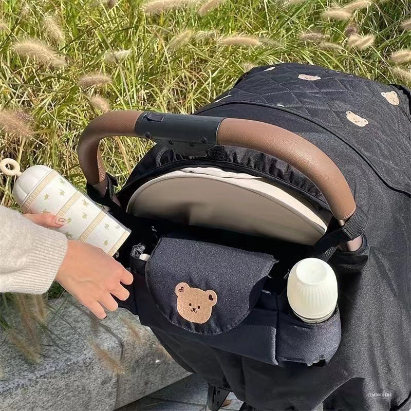 Baby Stroller Bag Pram Organizer Baby Accessories Cup Holder Newborn Trolley Portable Travel Car Bags for Carriages Universal
