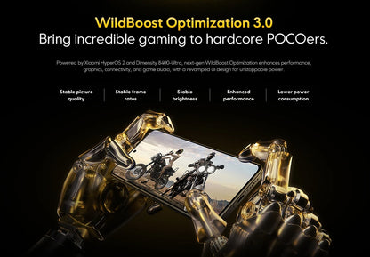 POCO X7 Pro 5G NFC 256GB 12GB 512GB Dimensity 8400-Ultra 6.67" 120Hz Display 6000mAh 5G NFC