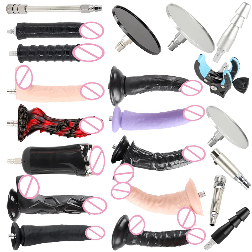 Fredorch Sex Machine Dildos Attachments Big Flesh Dildos For Vac-u-lock Love Machine Suitable for All Machines In The Shop