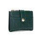 CH Luxury Brand Retro Design Business Card Bag Fashion Button Classic Folding Wallet Compact and Lightweight Women's Square Bag