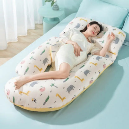 H-shaped Pregnancy Pillows with Detachable Pillowcases Pillows for Pregnant Women Maternity Sleeping Body Holder Support Pillow