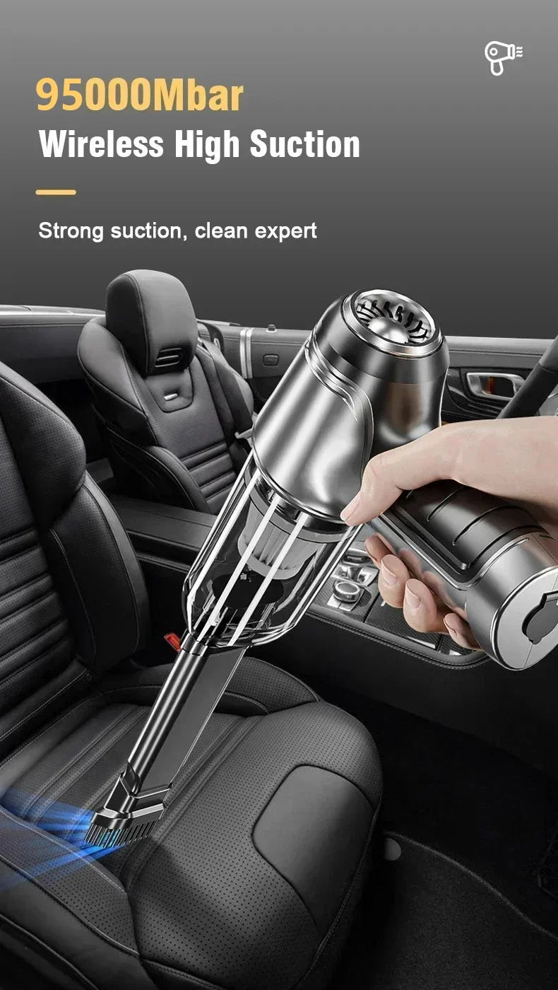 95000Pa Brushless Vacuum Cleaner Strong Suction Handheld Car Vacuum Cleaner Portable Robot Cleaner For Car Home Desktop Keyboard