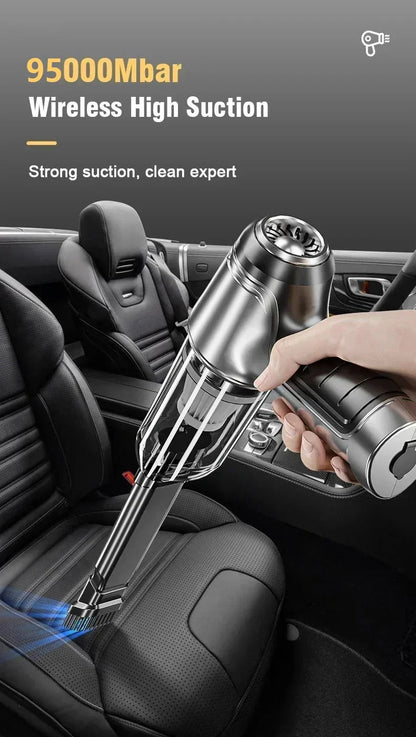 95000Pa Brushless Vacuum Cleaner Strong Suction Handheld Car Vacuum Cleaner Portable Robot Cleaner For Car Home Desktop Keyboard