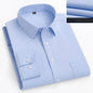  Super Big Size 11XL 10XL 9XL 8XL Dress Shirts For Men Long Sleeve Autumn Spring Regular Fit Social Business White Office Shirt