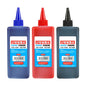 1 Box 500ml Permanent Marker Ink,Oily,Quick-Drying,Waterproof And Non-Fading,Non-Erasable 3 Colors Marker Ink Filler Liquid