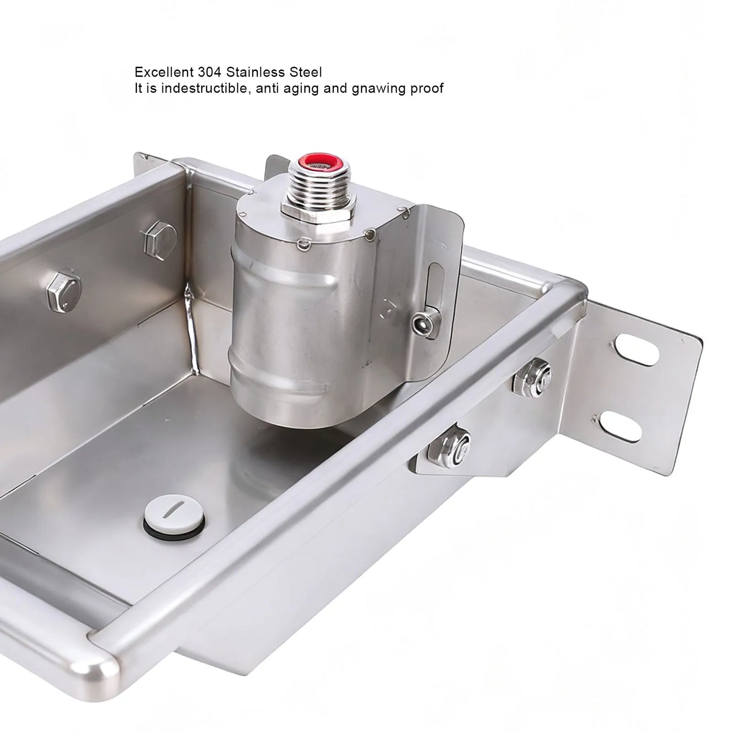 Cattle And Sheep Water Dispenser Thickened Stainless Steel Automatic Dog Feeder Trough Bowl
