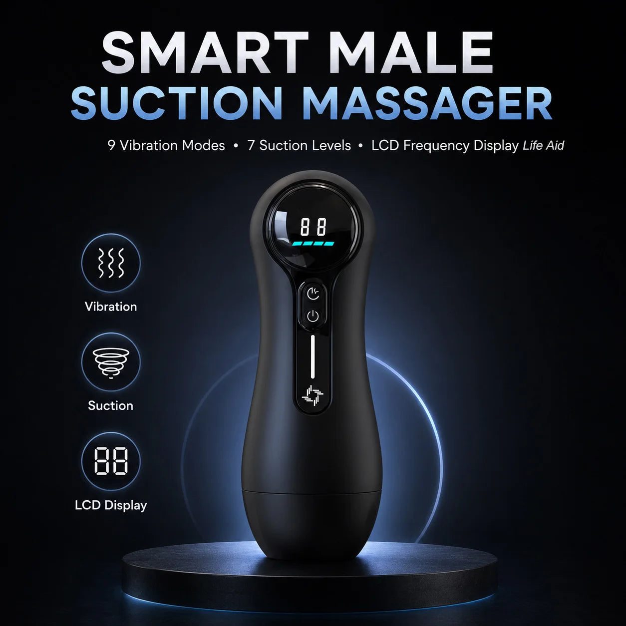 Automatic Male Vibration Masturbator Blowjob Sucking Machine Masturbation Cup Silicone Vaginal Sex Toys for Men Adult Goods