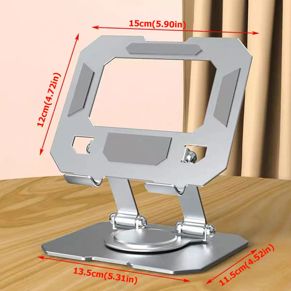 360° Rotatable Tablet Stand Adjustable Foldable Desktop Stand Holder Compatible For 4.7-10 Inch Ipad Pro/Air/Min Tablet Phone