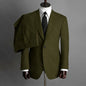 Fashion Gray Men Suits High-end Single Breasted Wedding Tuxedo Business Casual Office Male Suit Slim 2 Piece (Blazer+Pants)