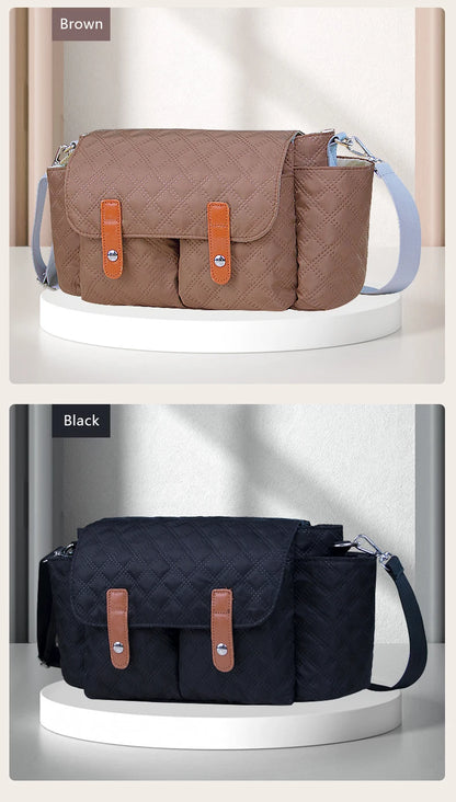Stroller Organizer Bags Magnetic Buckle Mummy Travel Hanging Bag Bottle Holder Pram Diaper Bags Baby Stroller Accessories