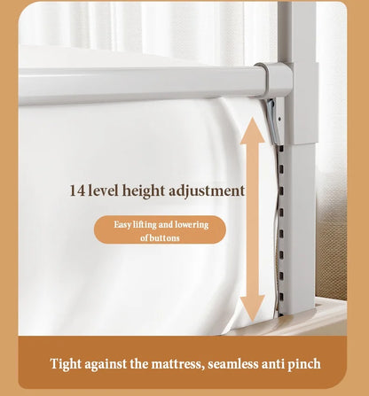 Baby Bed Rail Guardrail Safety Barrier Sleeping Prevent Falling Railings for Babies Crib Toddler Side Protective
