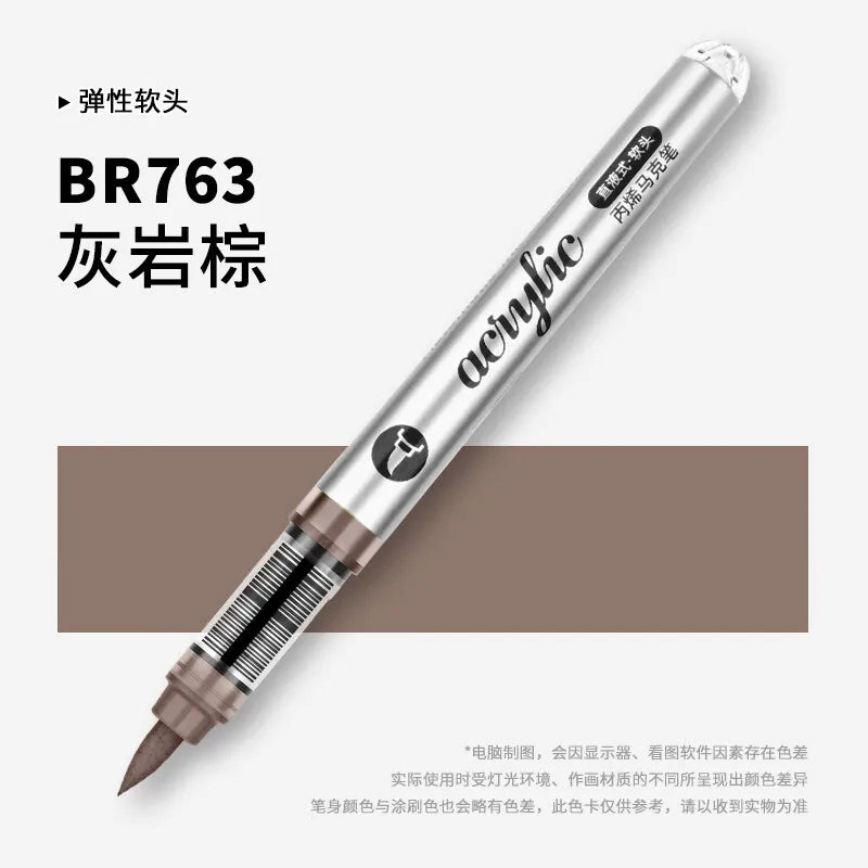 1 PC 120 Colors Acrylic Paint Marker Pens Professional Drawing Pens for Graffiti Manga School Aesthetic Stationery Art Supplies