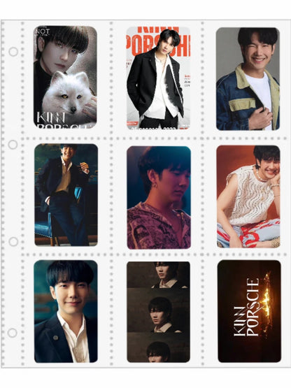 8PC/SET Bbbuild MileApo Jeffbarcode Poster Small Double-side Rounded Cards Thai TV KinnPorsche Drama Stills 8.6*5.4cm Photo Card
