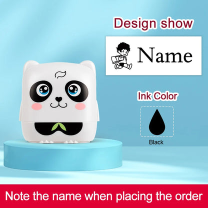 Kids Personalized Stamp - Custom Embossed Seal for School Projects, Travel-Friendly Gift Set with Storage Case & Unique Designs