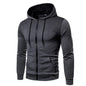Men's Zip Up Hoodie Pocket Polka Pot Print Hooded Sweatshirt Sport Outdoor Casual Slim Fit Men Spring AutumnZipper Hoodie