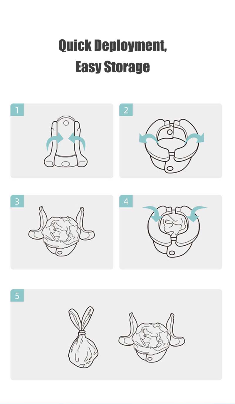 Folding Travel Baby Toilet Pot Squatty Potty Urinal for Children Baby Pot Child Toilet Portable Potty Child Potty Training Seat