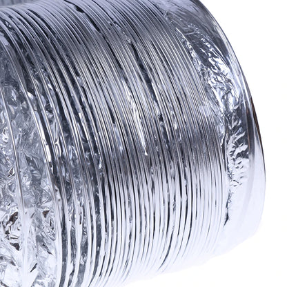 4inch Ventilator Pipe Aluminum Tube Air Ventilation Hose Flexible Exhaust Duct 2M