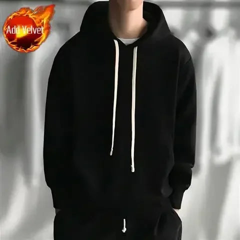 Male Clothes Hooded Solid Sweatshirt For Men No Logo Hoodies Yellow Designer Sweat Shirt Simple Elegant Hot Low Price New In S