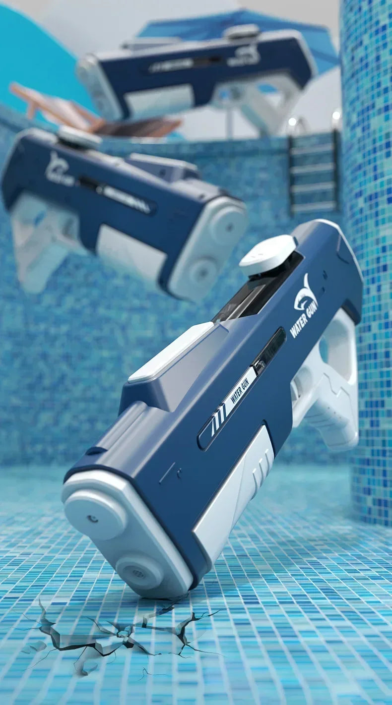 Kids Electric Water Gun Toys Summer Outdoor Beach Pool Garden Fight Games High Pressure Automatic Bursts Watergun Children Gifts