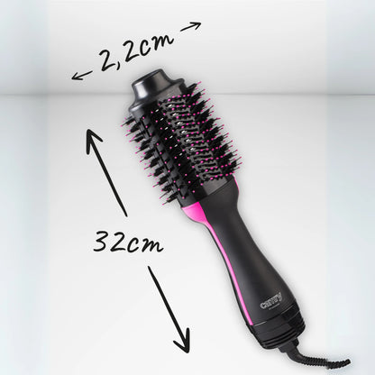 Brush Hair Dryer 1800W, 3 temperature settings, ceramic coating, swivel wire