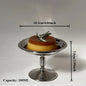 304 Stainless Steel Dessert Cup Ice Cream Cups Salad Goblet Retro High Base Bowl for Fruit Yogurt Snack Dish Bar Dinnerware